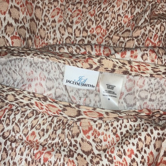 Jaclyn Smith Animal Print Skirt Size 3X Preowned) - Picture 2 of 9